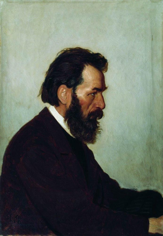 Репин Илья Ефимович - Портрет А.И.Шевцова. 1869